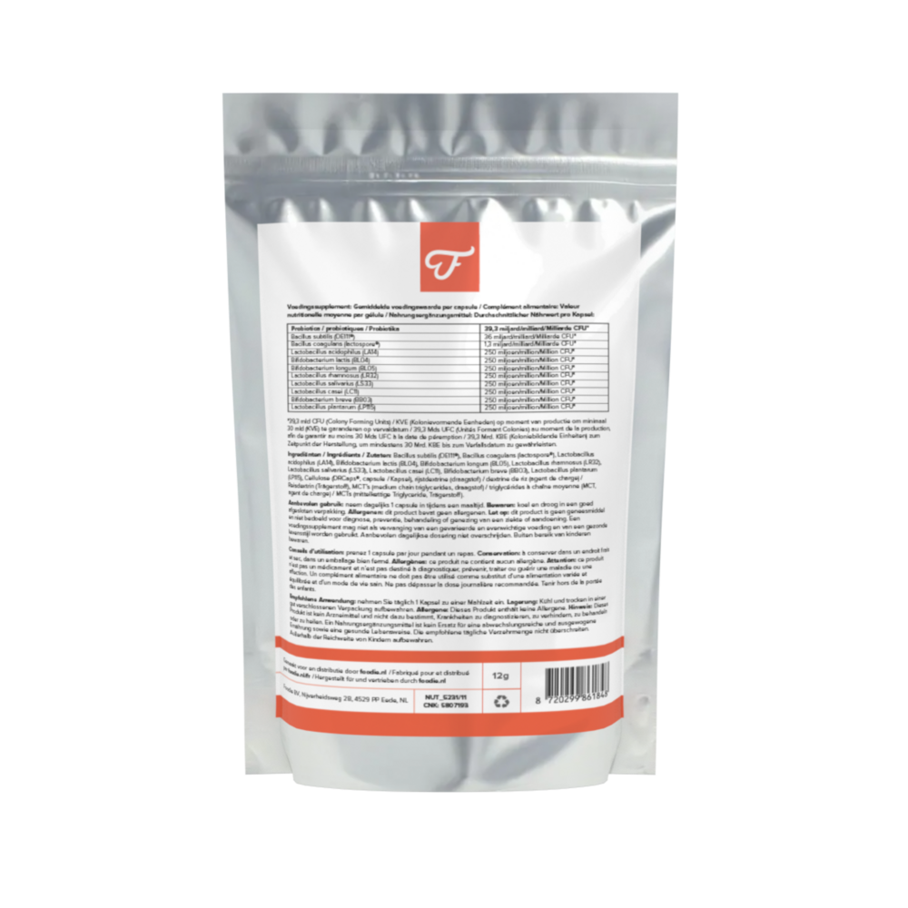 Foodie Ultimate Probiotics 30 Capsules