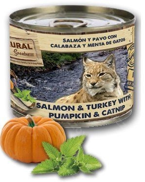Natural Greatness Salmon & Turkey With Pumpkin and Catnip 200g