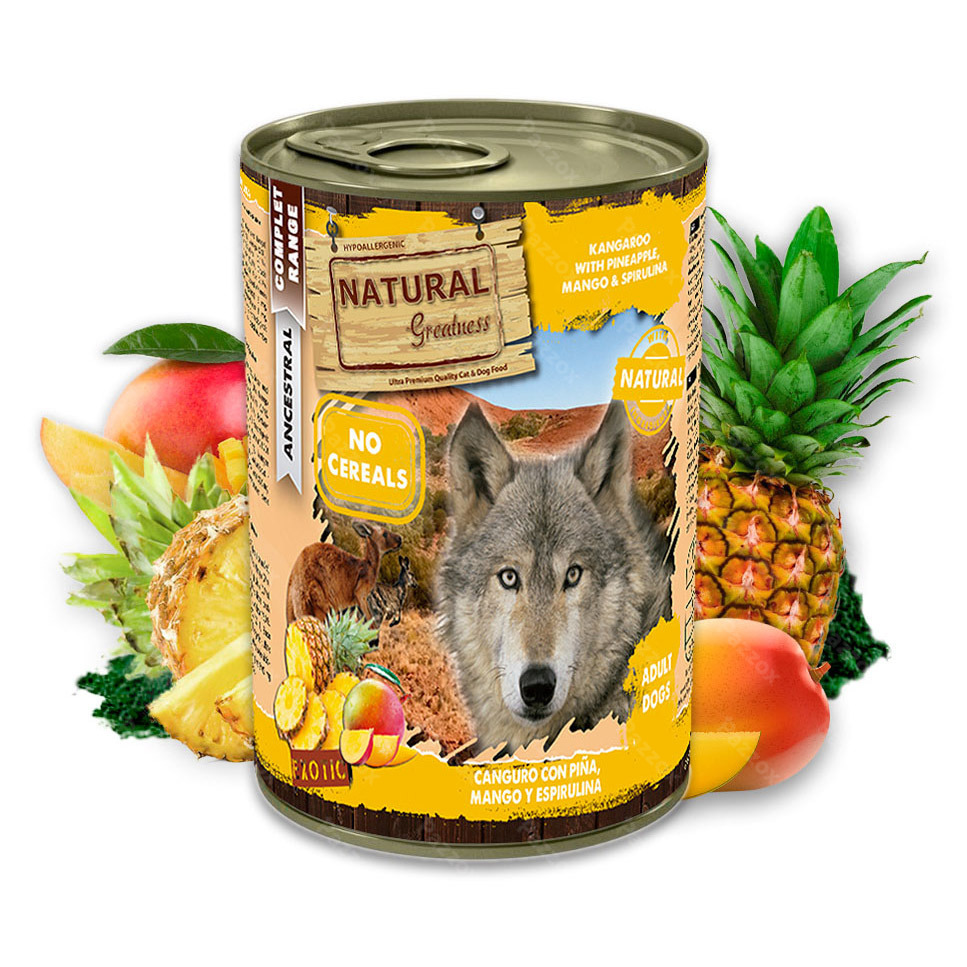 Natural Greatness Kangaroo With Pineapple + Mango + Spirulina 400g
