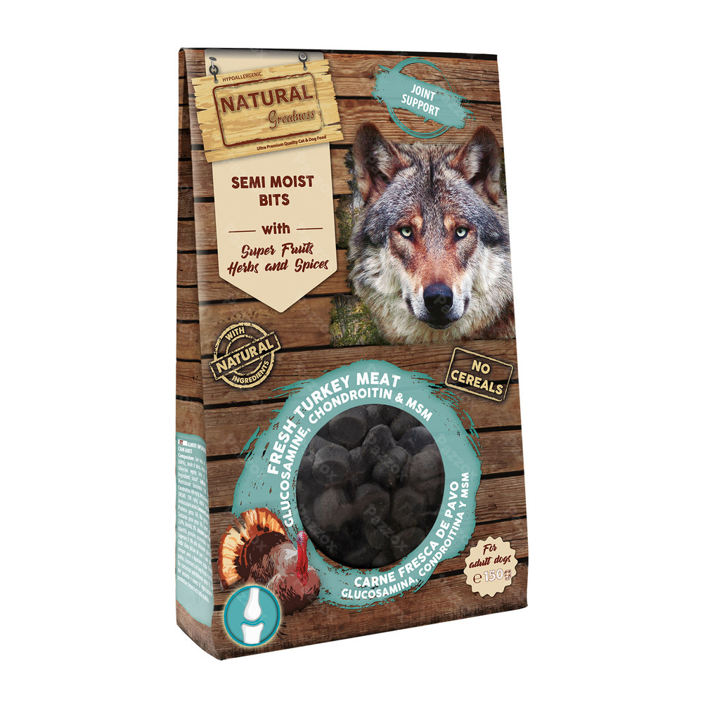 Natural Greatness Semi Moist Bits Joint Support Chiens 150g