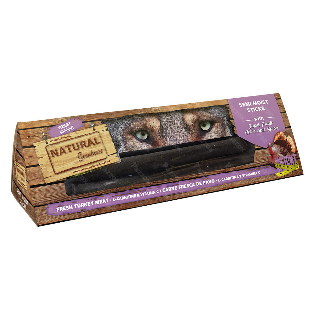 Natural Greatness Semi Moist Sticks Weight Support Hondensnacks 150g
