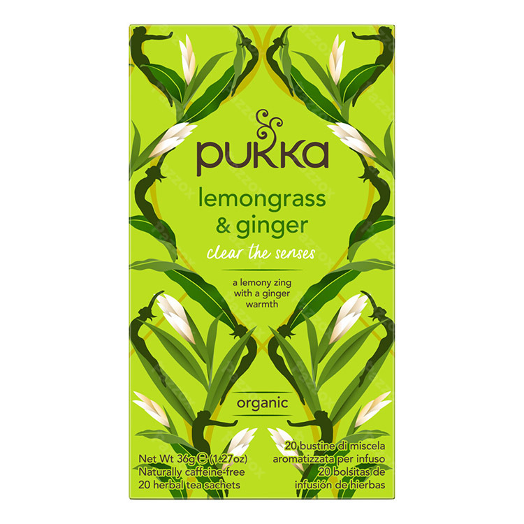 Pukka Lemongrass & Ginger Biologische Thee 20 Zakjes