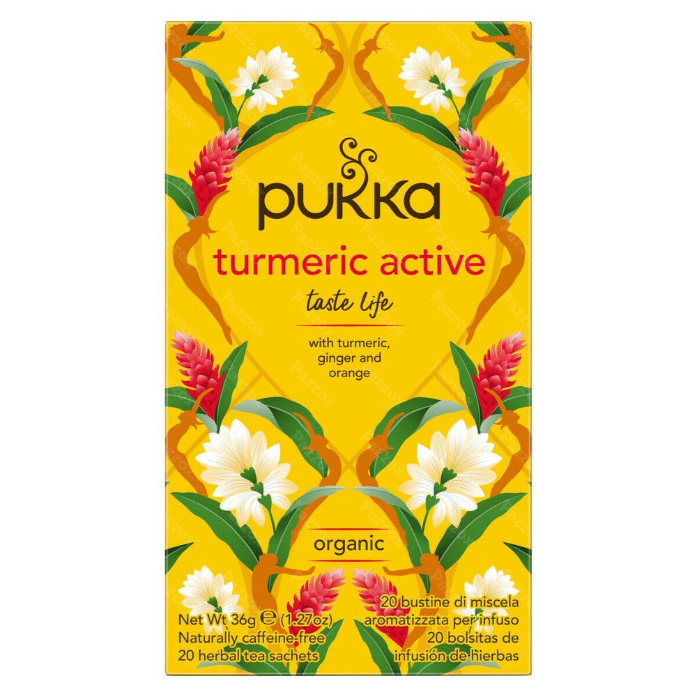 Pukka Turmeric Active Biologische Thee 20 Zakjes
