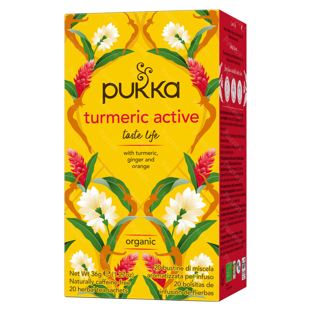 Pukka Turmeric Active Biologische Thee 20 Zakjes