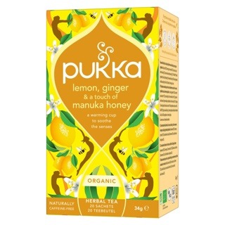 Pukka Lemon Ginger Manuka Honey 20 Sachets