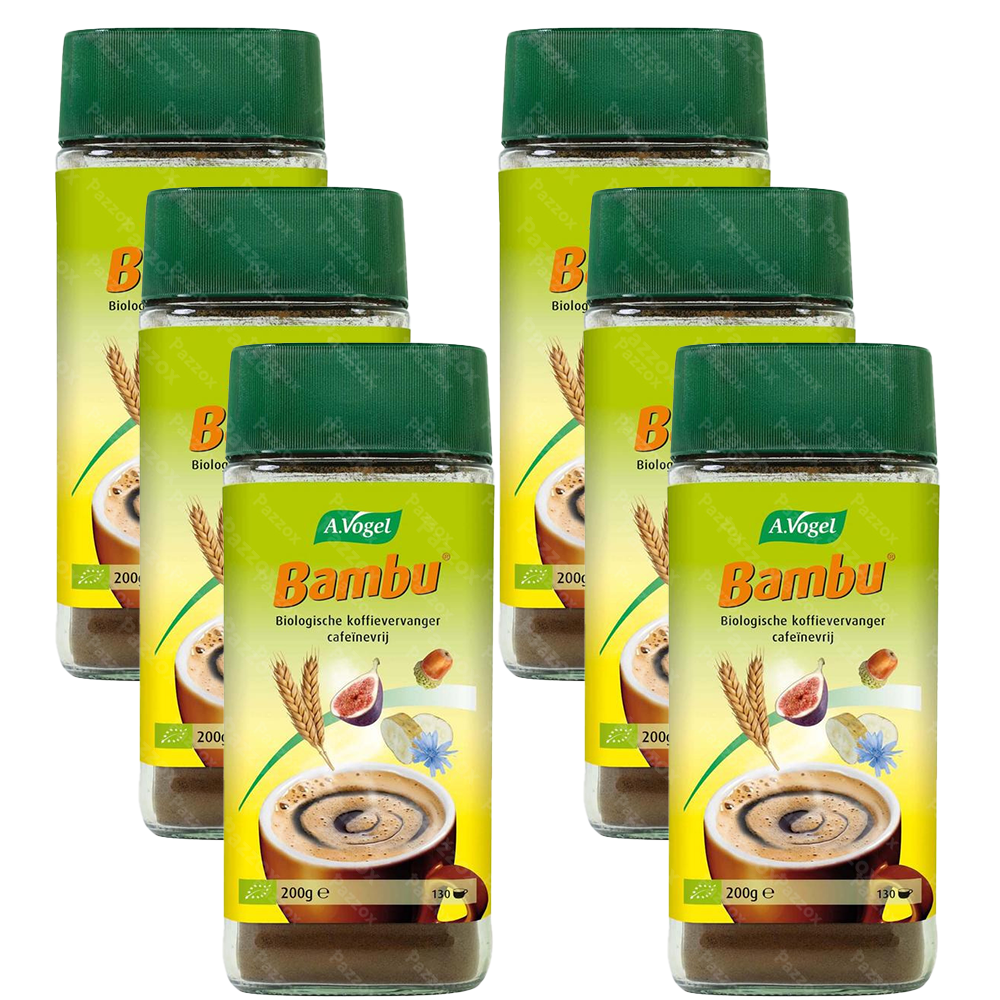 A.Vogel Bambu Substitut de café Biologique Sans Caféine 6 x 200g Paquet Promo