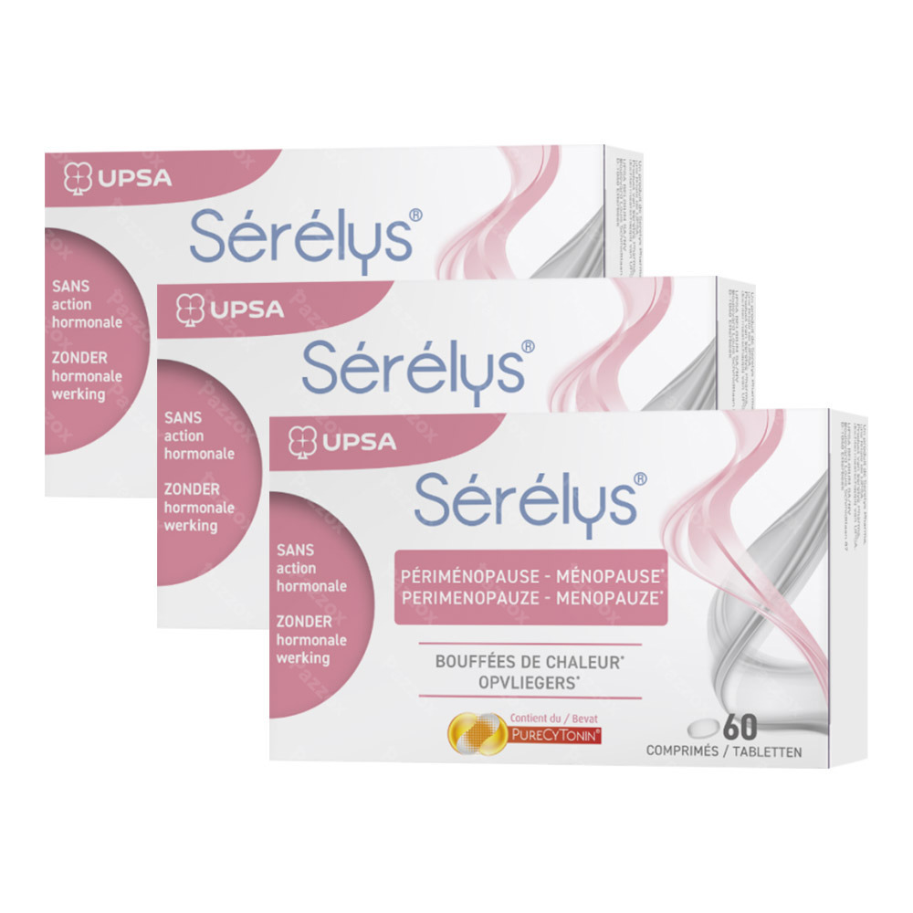 Serelys Ménopause 3 x 60 Comprimés Promo