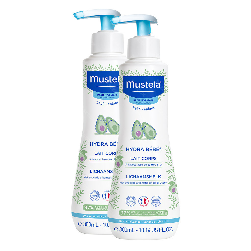 Mustela Hydra Baby Lichaamsmelk 300ml 1+1 Gratis