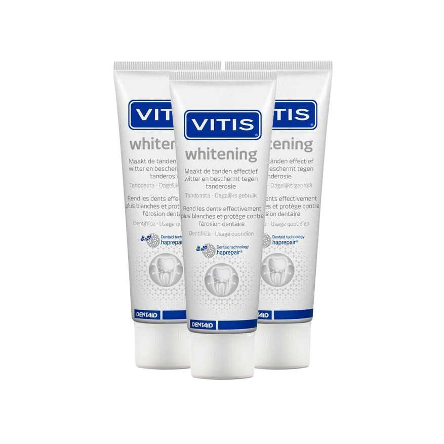 Vitis Whitening Dentifrice 3 x 75ml Promo
