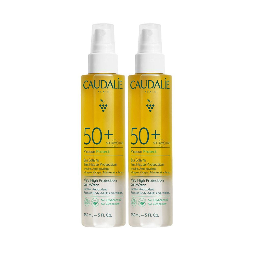 Caudalie Vinosun Beschermend Zonnewater Hoge Bescherming SPF50+ 150ml 1+1 Gratis